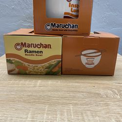 3 Brand New Maruchan Bowls