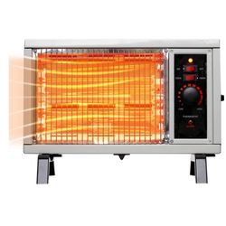 new Portable Radiant Heater, 1250W/1500W Indoor Space Heater, Rapid Heating with Adjustable Thermostat, Perfect for garages, workshops, Warehouses, W