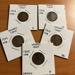 1909VDB Lincoln Wheat Cent Lot