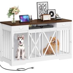 Dog Furniture Kennel/Crate (dual) 