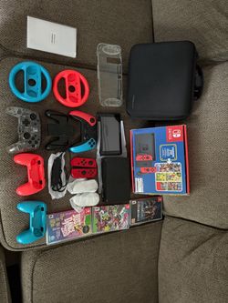 Nintendo Switch Bundle with Games and Accessories