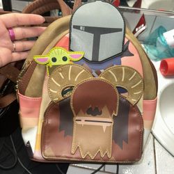 Mandalorian Backpack And Wallet
