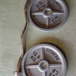 Weights Metal  New 2.35 & Ez Curl Bar