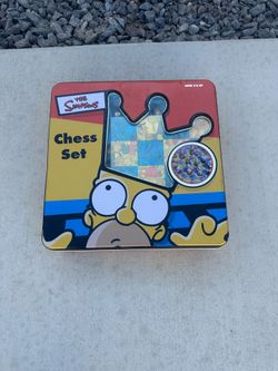 New vintage the Simpsons chess set