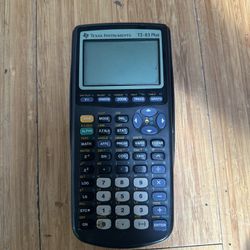 TI 83 Graphing Calculator 