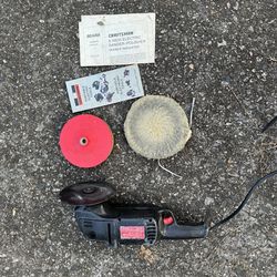 Sears Craftsman 6-inch Electric Sander-Polisher with Case, Double Insulated