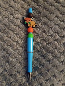 Highland Cow Pen (blue)