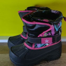 Size 10 Toddler's Girls Snow Winter Rain Boots