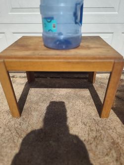 Real Solid Wood Side Table