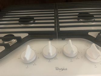 Whirlpool Cooktop- White