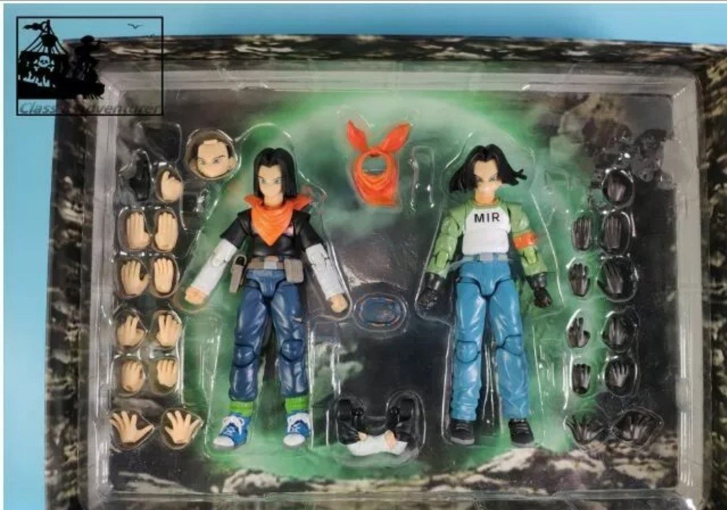 Class E Adventurer- Android 17 2 pack - compatible with SH Figuarts Dragon Ball