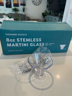 Reusable martini glasses (unbreakable)