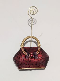 Gorgeous Decorative Enamel Memo Purse