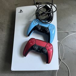 Ps5 2 Controllers And Headset 
