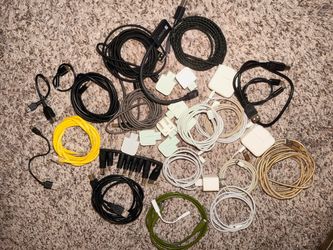 Bunch of cables and adapters