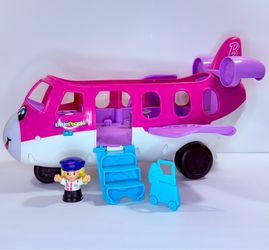 Little People Barbie Toy Airplane With Lights Music Little Dream Plane. Price:$17.00 Zip Code:33177