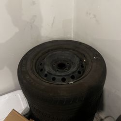 Set Of 4 Wheels And Tires 