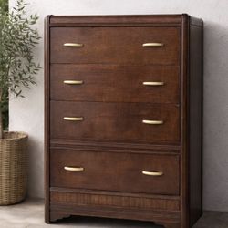 Solid Wood 4 Drawer Dresser