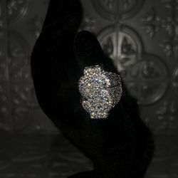 18 k Gold-plated Dollar sign ring 