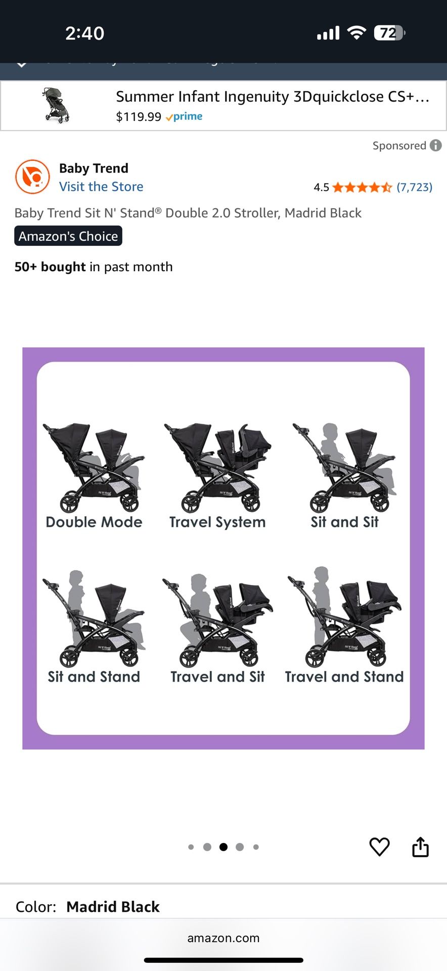 double stroller