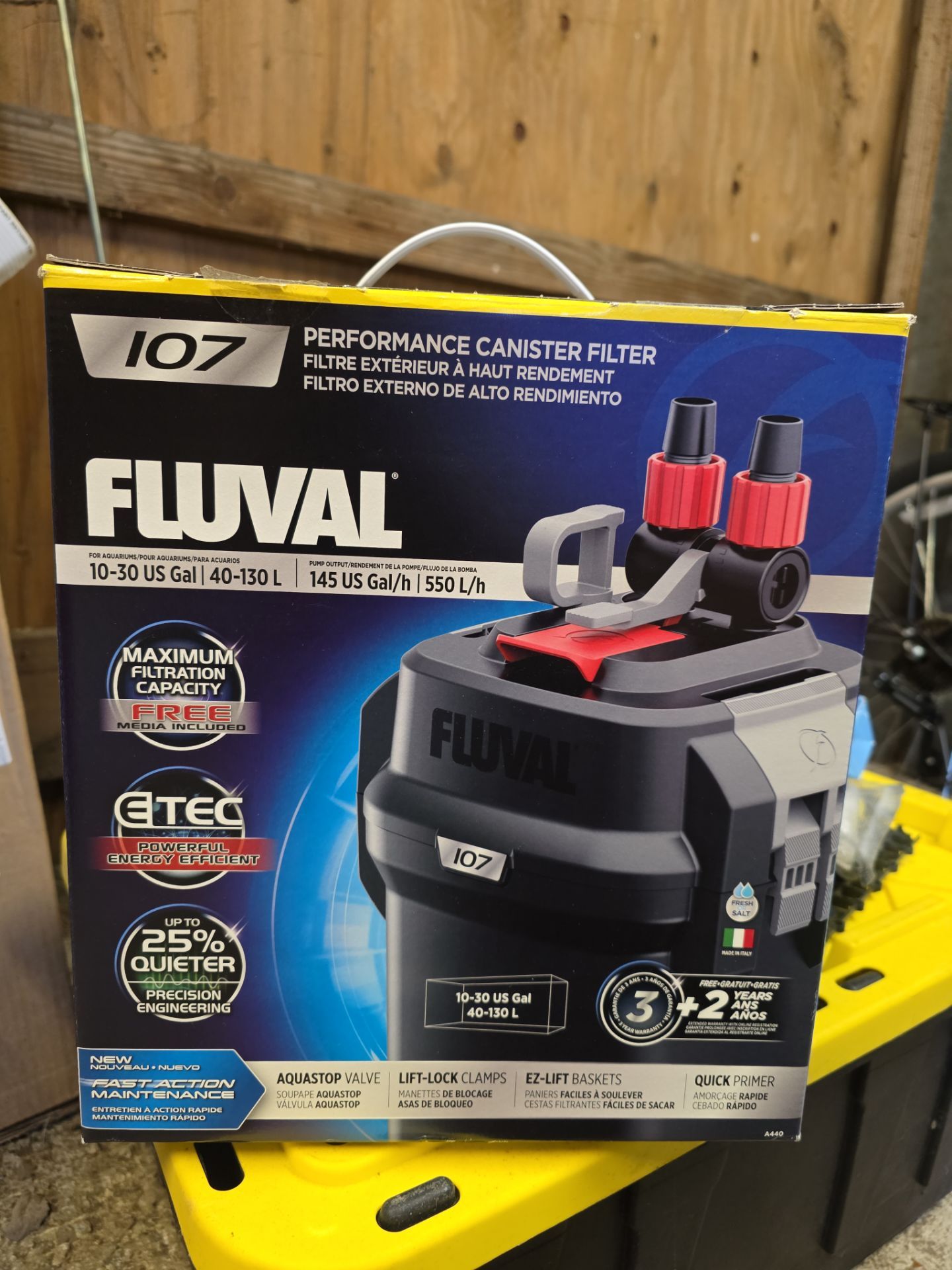 Aquarium canister filter