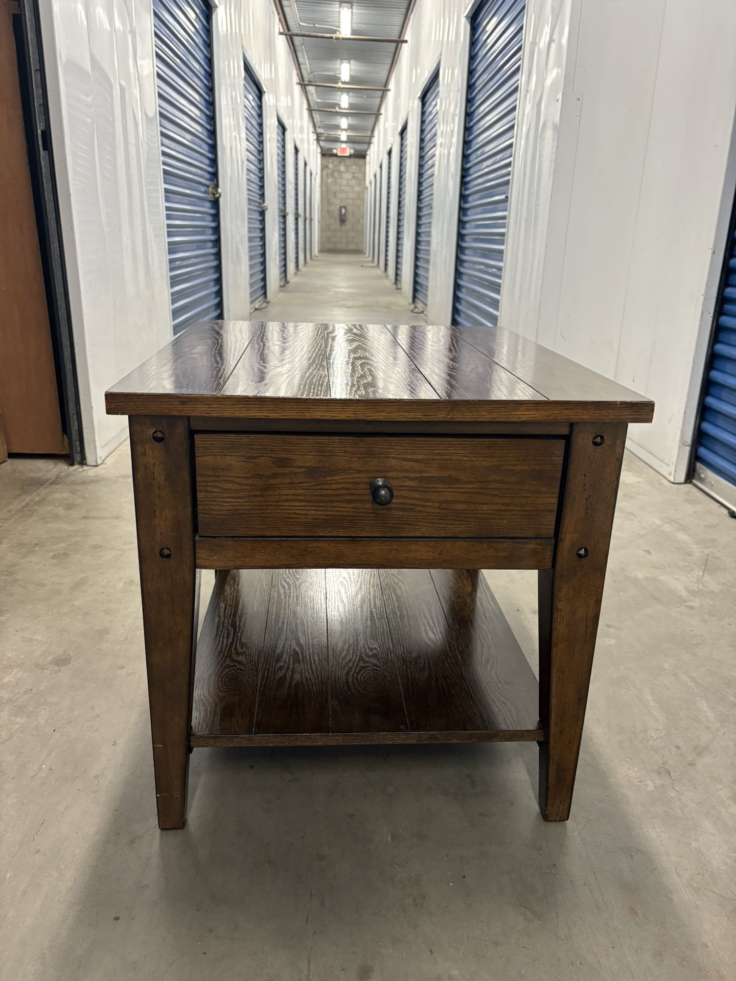 Real Wood Lake House End Table