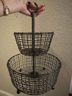 Crate & Barrel Fruit Basket 