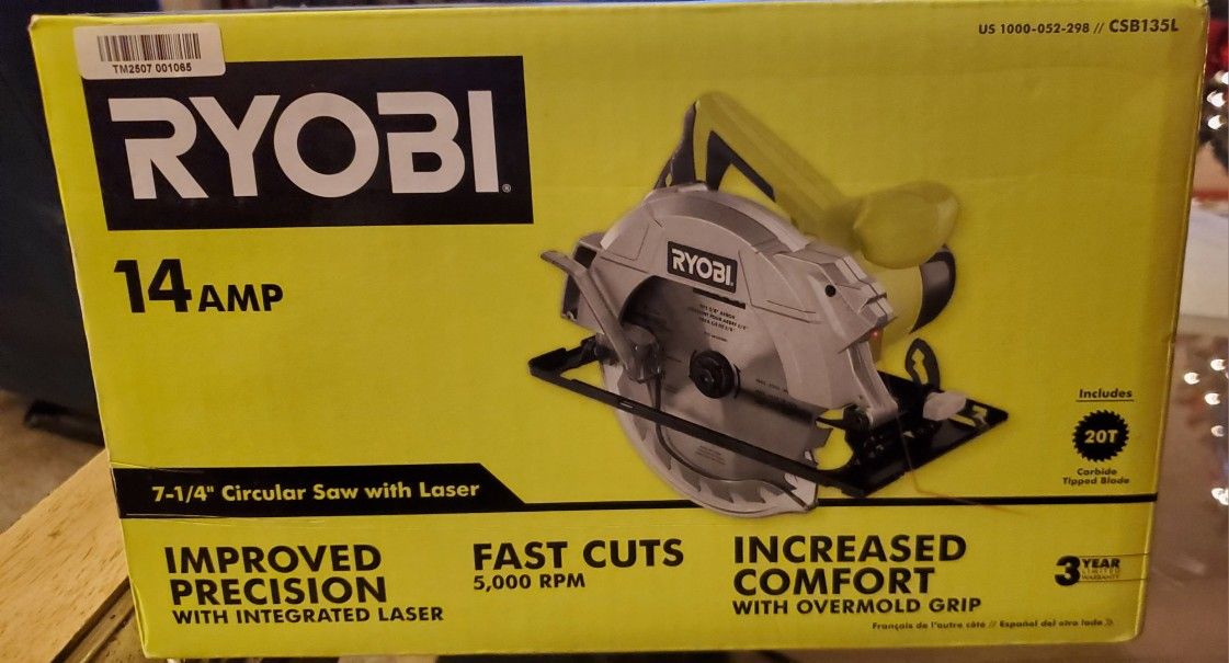 Ryobi 7 1/4" Circular Saw