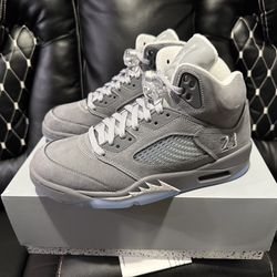 Jordan 5 wolf grey size 9 mens ds Pick up only
