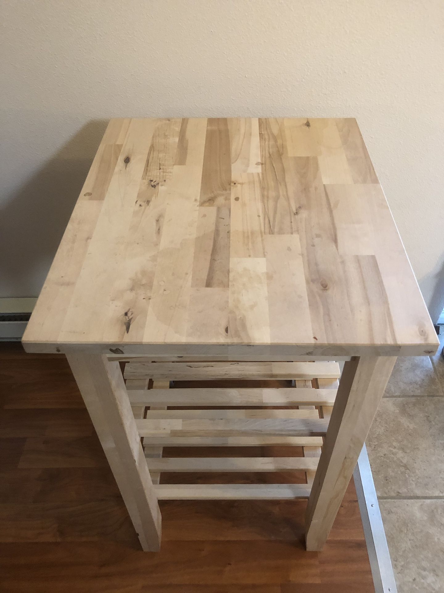 Kitchen island rolling cart