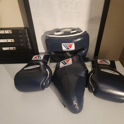 A Full Medium Boxing Set With Free Hand Wraps 