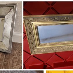 Vintage Mirror Or Candle Holder Or Planter Pocket