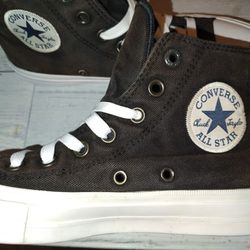 Women's Size 6 Black Chuck Taylor All Star Converse With Lunalor