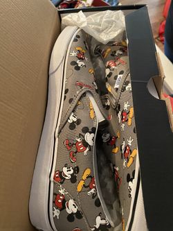 Vans Disney Slip Ons Size 12