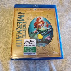 New Blu-Ray + DVD The Little Mermaid 