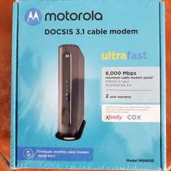 Motorola DDOCSIS 3.1 Cable Modem