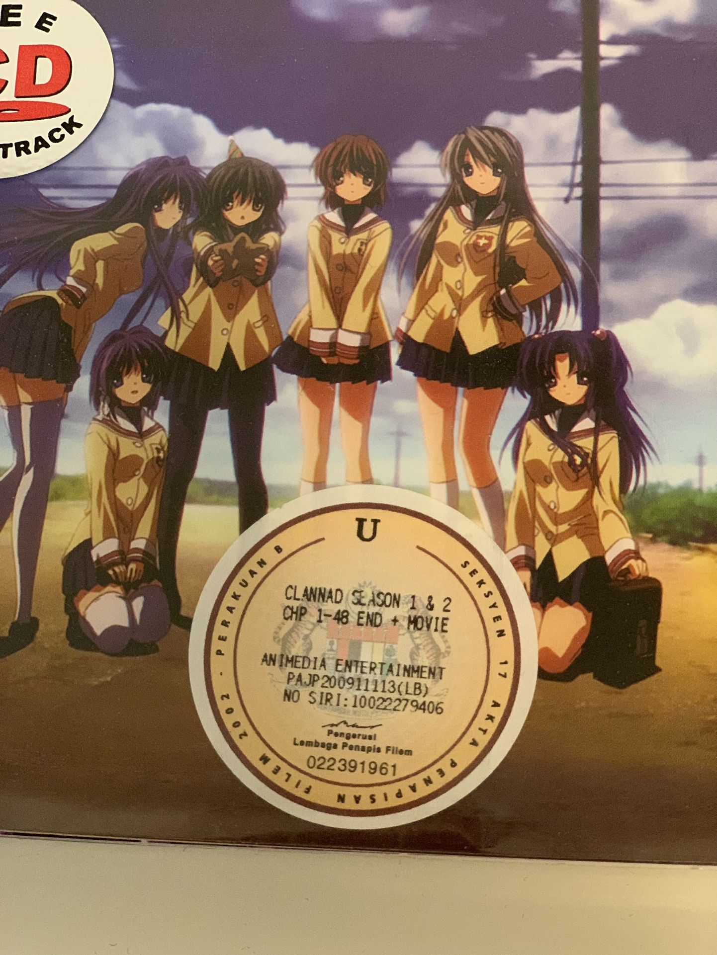 Clannad: Complete Collection (DVD, 2010, 4-Disc Set) Season 1 and 2,  Soundtrack for Sale in Elk Grove, CA - OfferUp