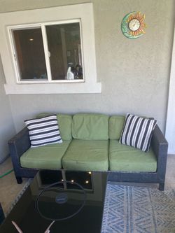 Patio couch with Sunbrella Cushions