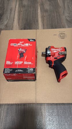 Milwaukee M12 FUEL 12V Lithium-Ion Brushless Cordless Stubby 1/2 in. Impact Wrench (Tool-Only)