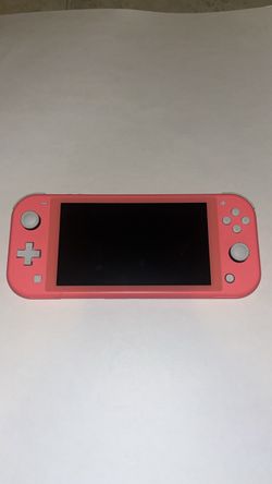 Coral Pink Nintendo Switch Lite