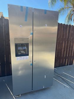New counter depth stainless steel refrigerator