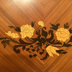 Italian Inlay Antique Desk