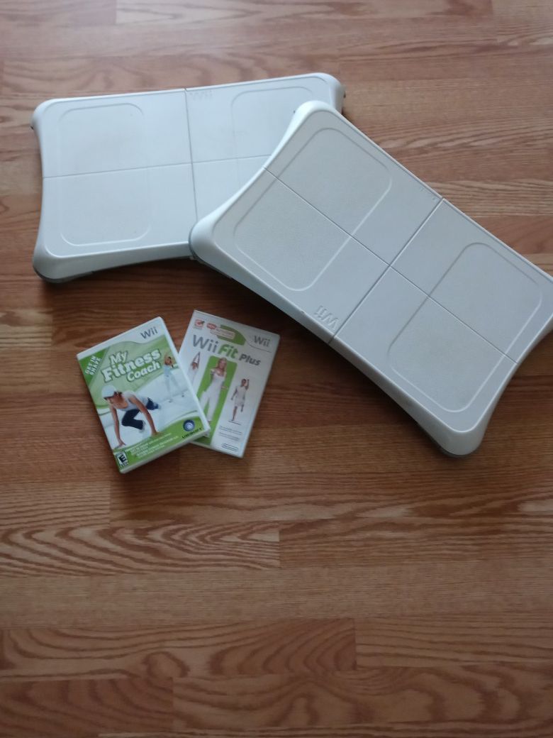 Wii boards and games