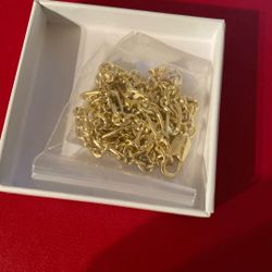 Gold Plated 18k Chains 925 Sterling Silver 