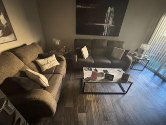Couches and tables set