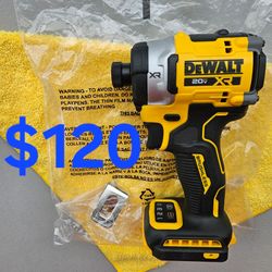 $120 New Dewalt XR HIGH TORQUE 3-Speed Impact Driver (Tool-Only) 20-Volt model DCF860