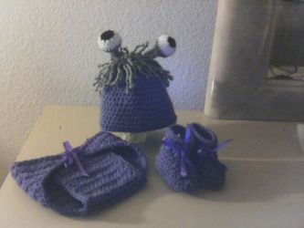 Boo from monsters inc crochet set