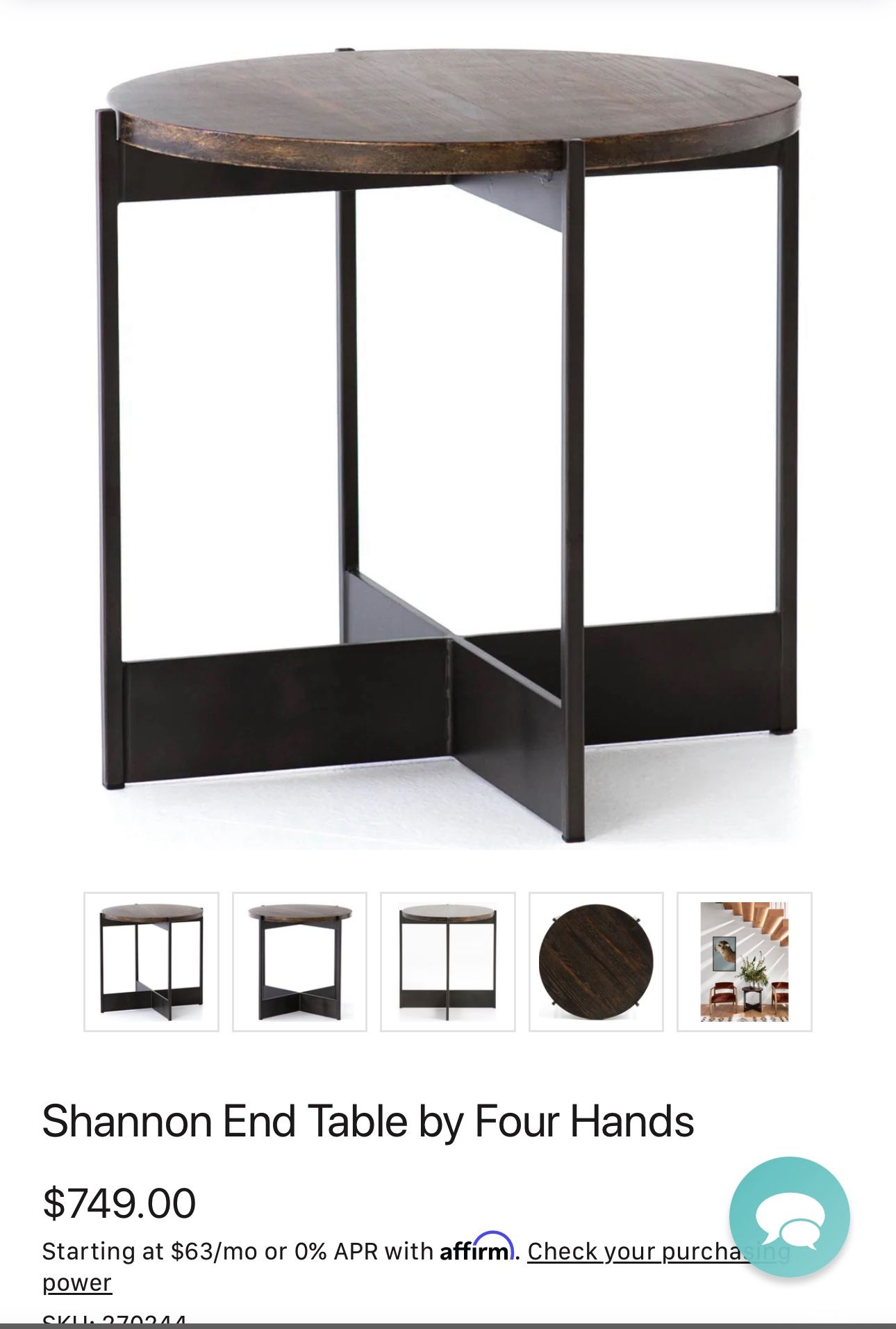 Shannon End Table