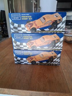 Classic Pinewood Derby Car Kit Blank Official Cub Scouts of America Style