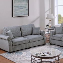 GRAY SOFA SET 